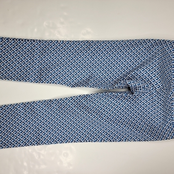 NEW NYDJ Not Your Daughters Jeans 2P Blue Apex Tiles Stretch Crop Pant Women NWT - Picture 12 of 12